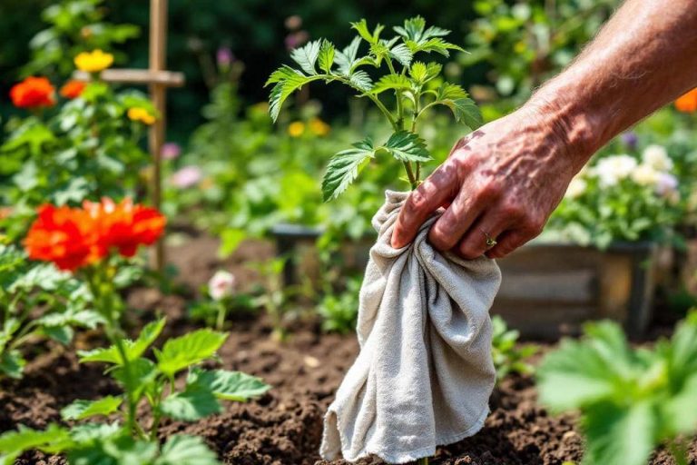 Old dish towels you throw away can actually repel pests – a zero-waste trick for saving your crops